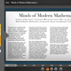 Illustration for article titled Minds of Modern Mathematics: Explore a Millenium of Math History